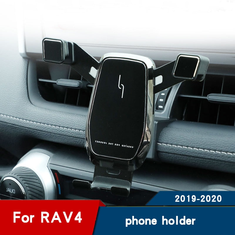 Car phone holder for Toyota RAV4 2019 2020 air vent Mobile phone stand Navigation bracket Interior modification accessories