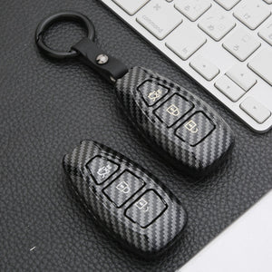 Carbon Fiber Remote Car Key Case Shell For Ford Fiesta Mondeo Ecosport Kuga Focus ST C-Max B-Max Focus 3 MK3 MK4 escape key bag