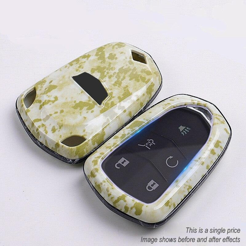 Durable ABS Replacement Smart Remote Control Car Key Case Cover Shell For Cadillac SRX CTS ATS XTS Escalade ESV Auto Accessories