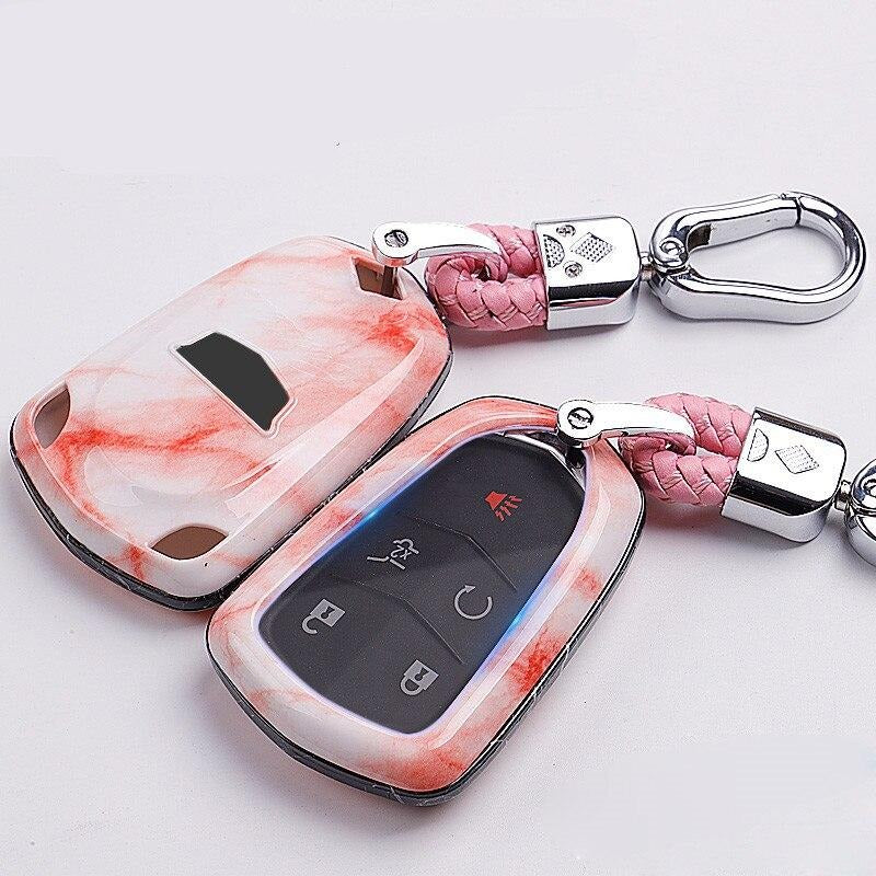 Durable ABS Replacement Smart Remote Control Car Key Case Cover Shell For Cadillac SRX CTS ATS XTS Escalade ESV Auto Accessories