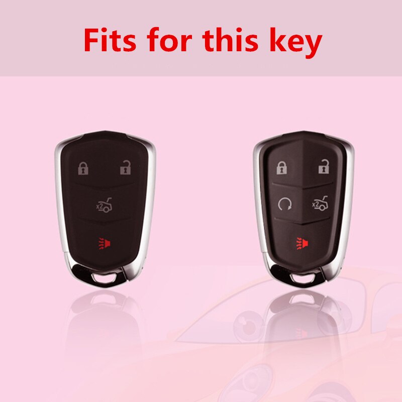 Durable ABS Replacement Smart Remote Control Car Key Case Cover Shell For Cadillac SRX CTS ATS XTS Escalade ESV Auto Accessories