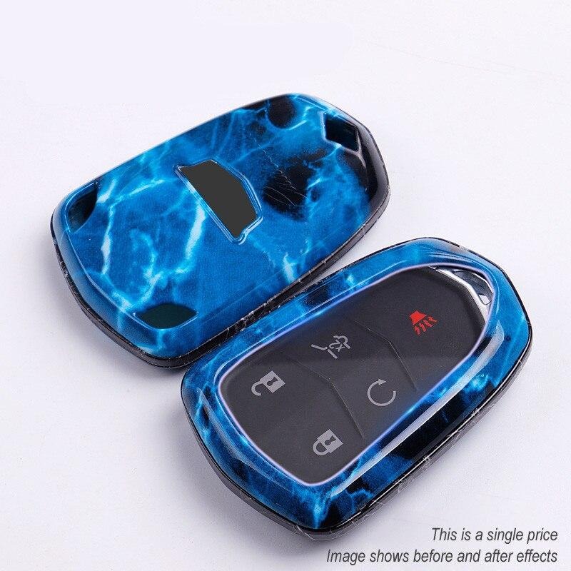 Durable ABS Replacement Smart Remote Control Car Key Case Cover Shell For Cadillac SRX CTS ATS XTS Escalade ESV Auto Accessories