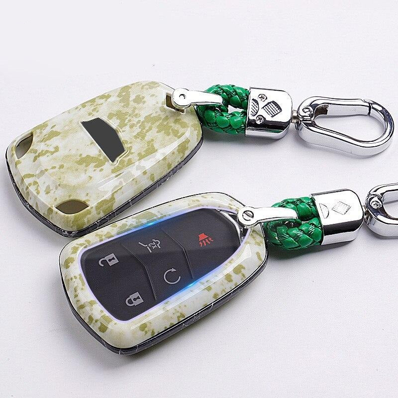 Durable ABS Replacement Smart Remote Control Car Key Case Cover Shell For Cadillac SRX CTS ATS XTS Escalade ESV Auto Accessories