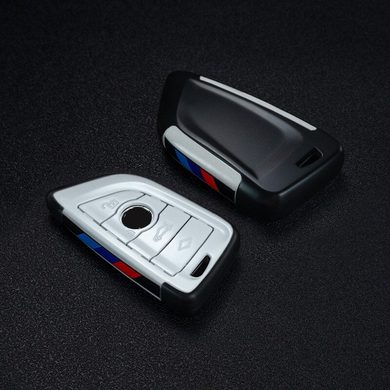 Fashion ABS Carbon fiber Car Remote Key Case Cover For BMW 1 2 3 4 5 6 7 Series X1 X3 X4 X5 X6 F30 F34 F10 F07 F20 G30 F15 F16