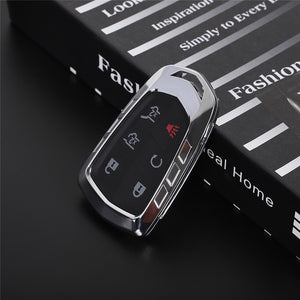 High-qualit Car Key Cover Case For Cadillac Escalade CTS XTS ATS ATS-L XLS SRX 2015 4/5/6 Button 28T CTS-V XT5 CT6 Protect Shell