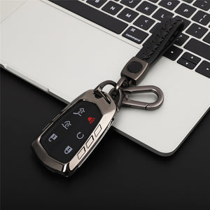 High-qualit Car Key Cover Case For Cadillac Escalade CTS XTS ATS ATS-L XLS SRX 2015 4/5/6 Button 28T CTS-V XT5 CT6 Protect Shell