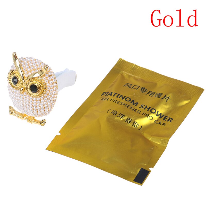 Metal Lovely Owl Cartoon Car Styling Air Freshener Car Decorative Perfume Seat Air Conditioner Perfume