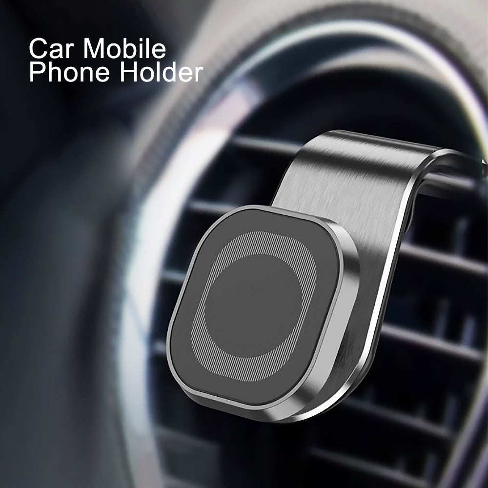 Metal Magnetic Car Phone Holder Car Air Vent Mount Holder 360 Degree Rotable Mobile Phone Holder for iPhone Huawei Samsung