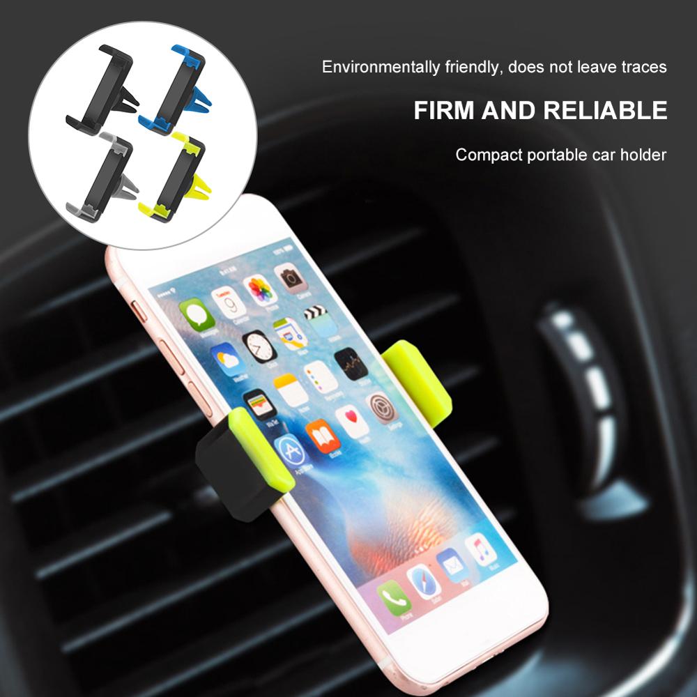 New Car Phone Holder Car Air Outlet Mobile Phone Holder Air Conditioning Mouth Mount Stand 360 Rotation Phone Fixed Bracket