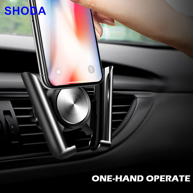 SHODA Car Bracket Phone Holder for Mobile Telephone Air Vent Mount Cradle Universal