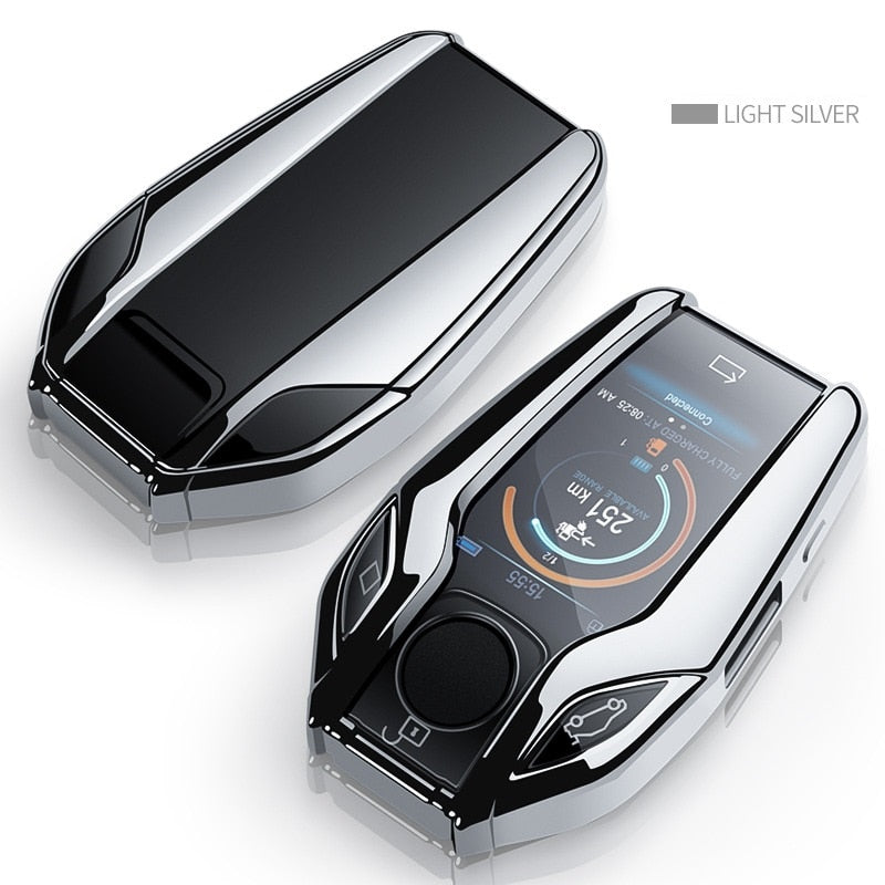 TPU Car Fully Key Case LED Display Key Cover Case for BMW 5 7 series G11 G12 G30 G31 G32 i8 I12 I15 G01 X3 G02 X4 G05 X5 G07 X7