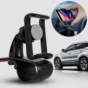 Univeral One Hand Control Dashboard Mount Car Phone Holder Stand 360° Rotation For 4-6.5 Inch Smartphone GPS Interior Accessory