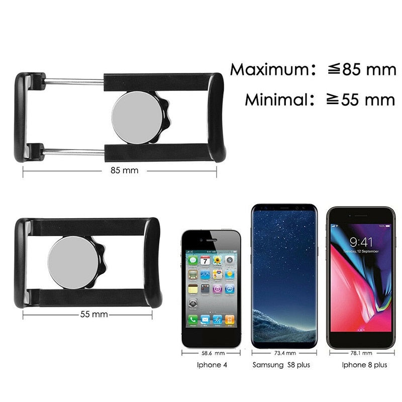 Universal 360 Rotation Car Phone GPS Holder Ar Dashboard Mount Phone Holder Stand Hud Clip For IPhone Samsung Xiaomi Car Bracket