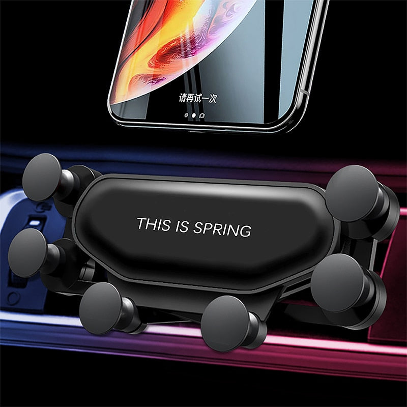 Universal Gravity Car phone Holder Car Air Vent Mount Car Holder For iPhone 11 X XS Max Samsung Xiaomi Mobile Phone Holder Stand