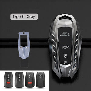 Zinc Alloy Car Remote Key Cover Case Holder For Toyota CHR C-HR Prado 2017 2018 Prius Camry Corolla RAV4 2018 Car Accessories