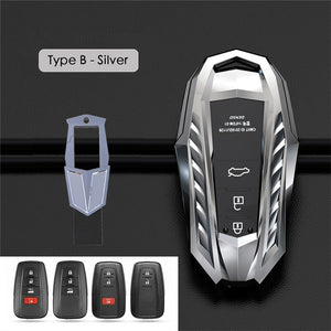 Zinc Alloy Car Remote Key Cover Case Holder For Toyota CHR C-HR Prado 2017 2018 Prius Camry Corolla RAV4 2018 Car Accessories